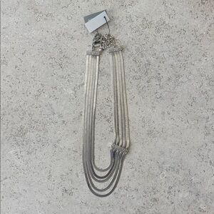 Chico's Multi-Strand Silver Necklace